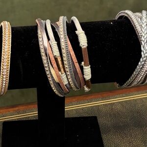 New BOHO magnetic wrap Bracelet Set